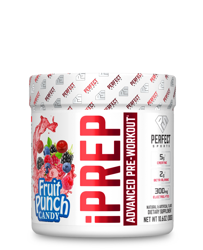 Perfect Sports iPREP Dietary Supplement, Fruit Punch Candy Flavour or Flavor, 300 G