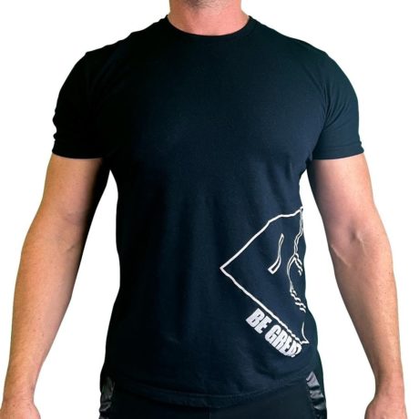 PERFECT Sports Black T-Shirt with Side Logo