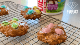 Easter Protein Cookies With DIESEL Chocolate Cream Egg