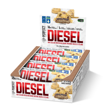 DIESEL New Zealand Whey Protein bars in Chocolate Cookie Doughflavour