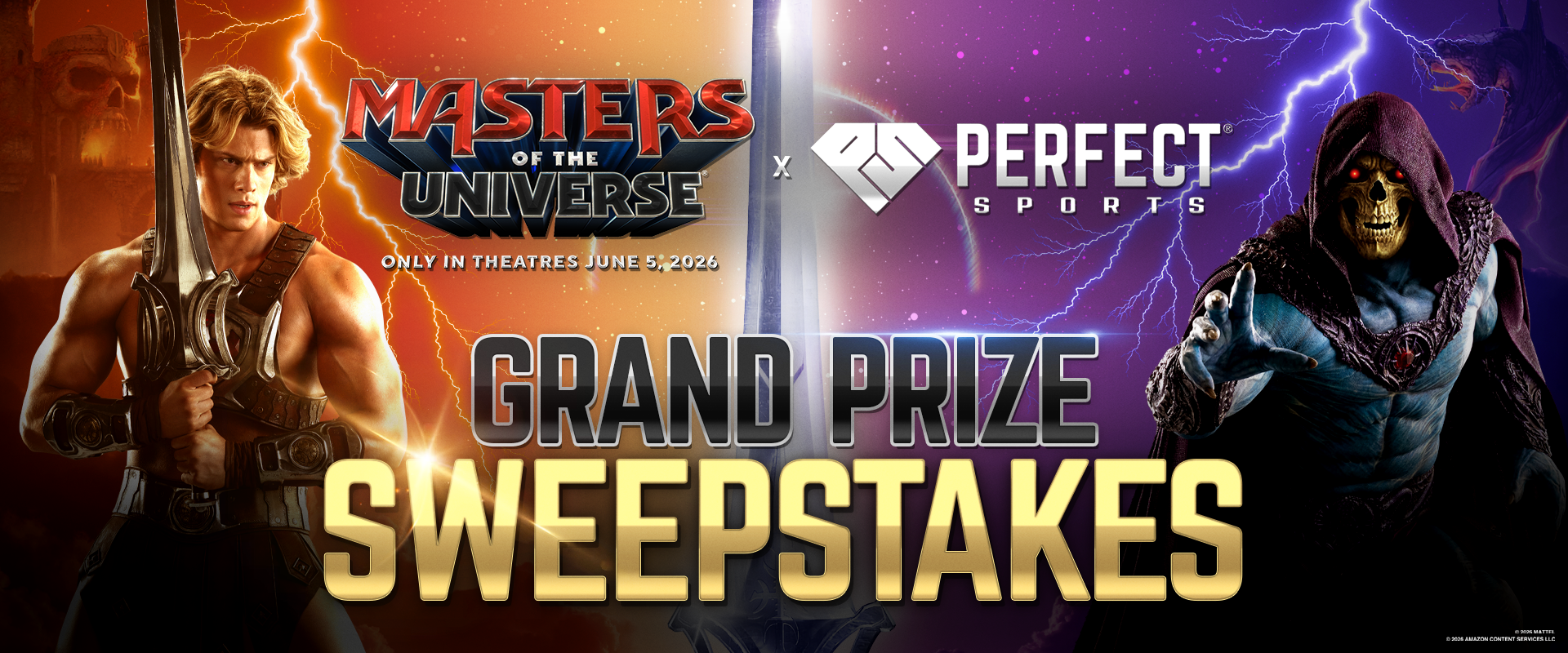 PERFECT Sports Masters of the Universe Grand Prize Sweepstakes
